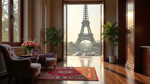 Séjour agréable à l'hôtel Champ de Mars, face à la tour Eiffel